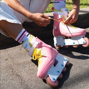 (USED) Impala Lightspeed Inline Skate - Pink/Yellow